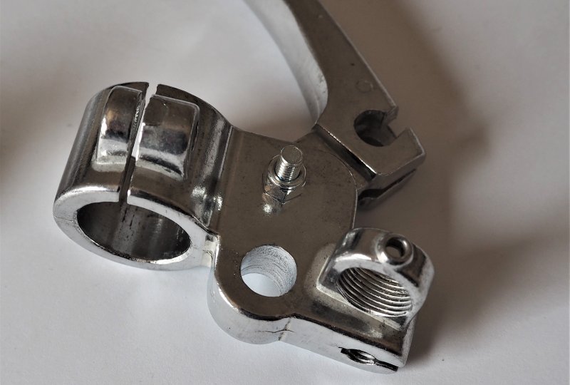 Klamki kierownicy z objemkami, komplet, aluminium, CZ 471- 487-photo4