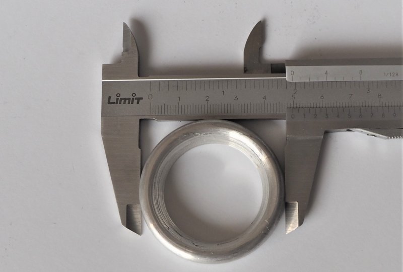 Podkładka sprężyny tylnego amortyzatora, aluminium, oryginał, Jawa 634-photo4