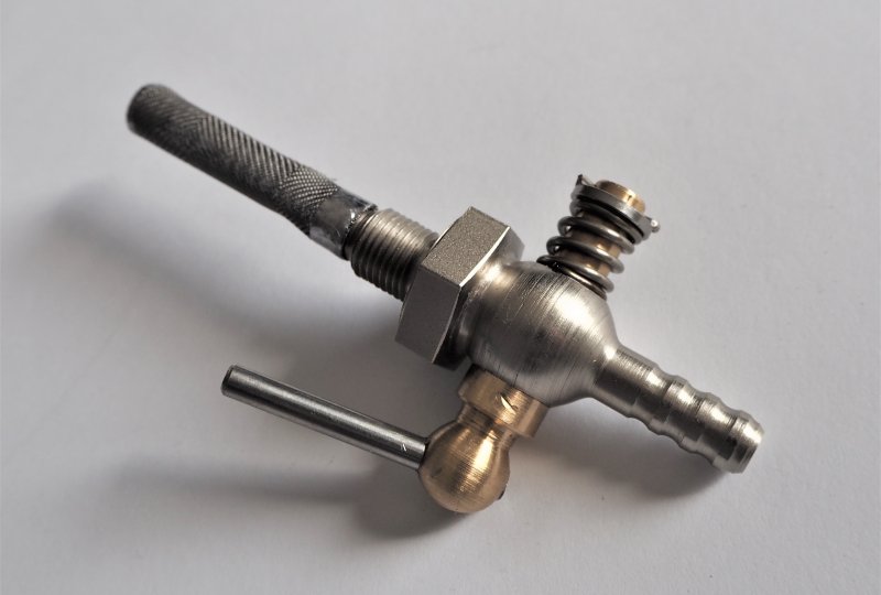 Kranik paliwa M10x1mm, nierdzewny, Jawa Perak FJ-photo3