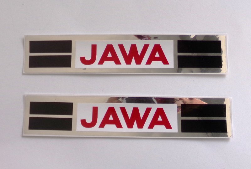 Naklejki JAWA, 160x30 mm, 2 sztuki, Jawa Babetta 207-photo1