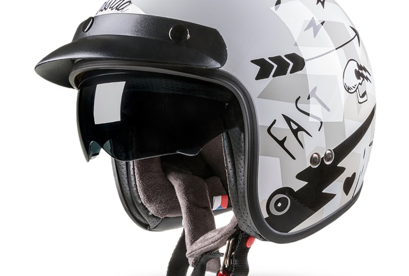 Kask CASSIDA OXYGEN BADASS - L / 59-60 /  biały/szary-photo1