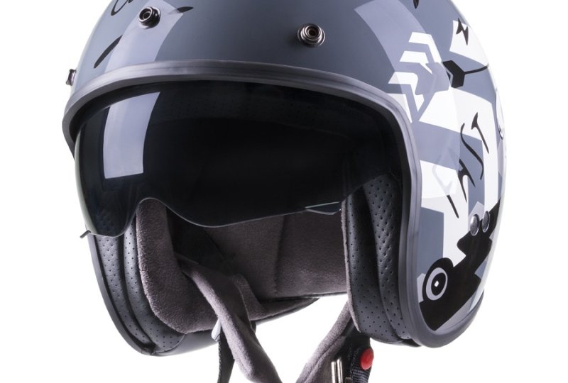 Kask CASSIDA OXYGEN BADASS - L / 59-60 /  szary/biały-photo3