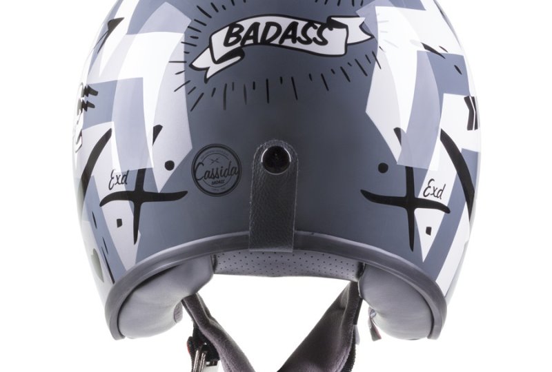 Kask CASSIDA OXYGEN BADASS - L / 59-60 /  szary/biały-photo7