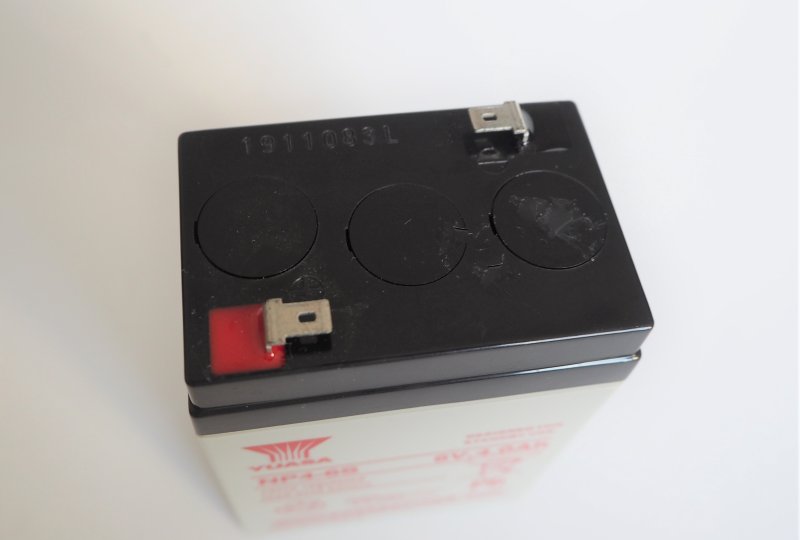 Akumulator motocyklowy żelowy NP4-6S 6V 4.0Ah, 70x45x103 mm, Jawa, CZ-photo2