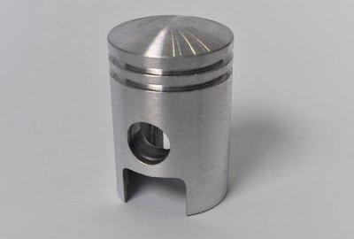 Tłok 39,75 mm, dwupierścieniowy, na sworzeń 14,1mm, rowek 2.0 mm, Jawa 50