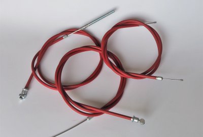 Komplet 3 linek, czerwone, Jawa 250/350 Perak, Ogar
