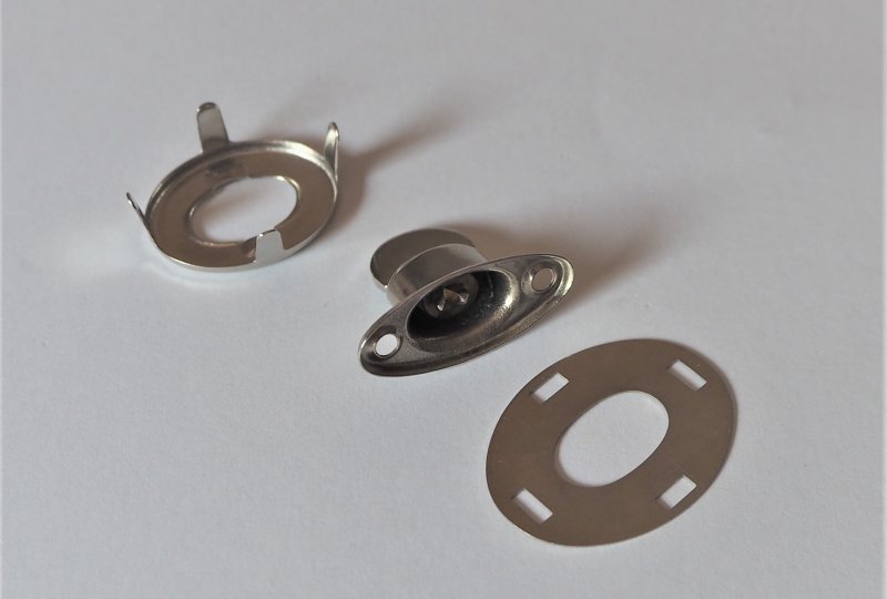 Zapinka obrotowa poszycia, 10 mm, niklowany mosiądz, VELOREX 175/250/350-photo2