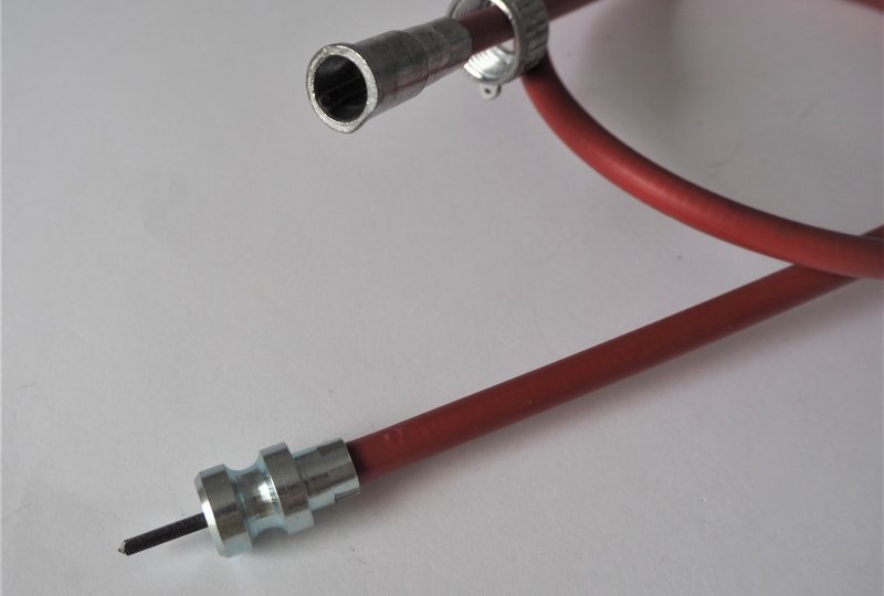Linka licznika 810mm, aluminium, czerwona, Jawa, CZ 125-250 Perak, Kyvacka-photo2