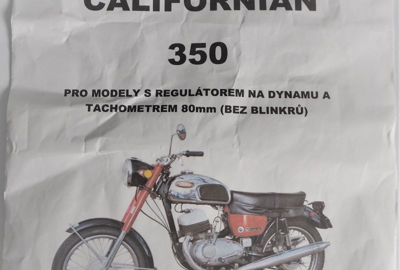 Instalacja elektryczna, Jawa 350 Californian-photo2