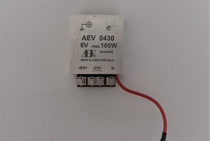 Regulator elektroniczny 6V/45-100 W + pol AEV 0430-photo1