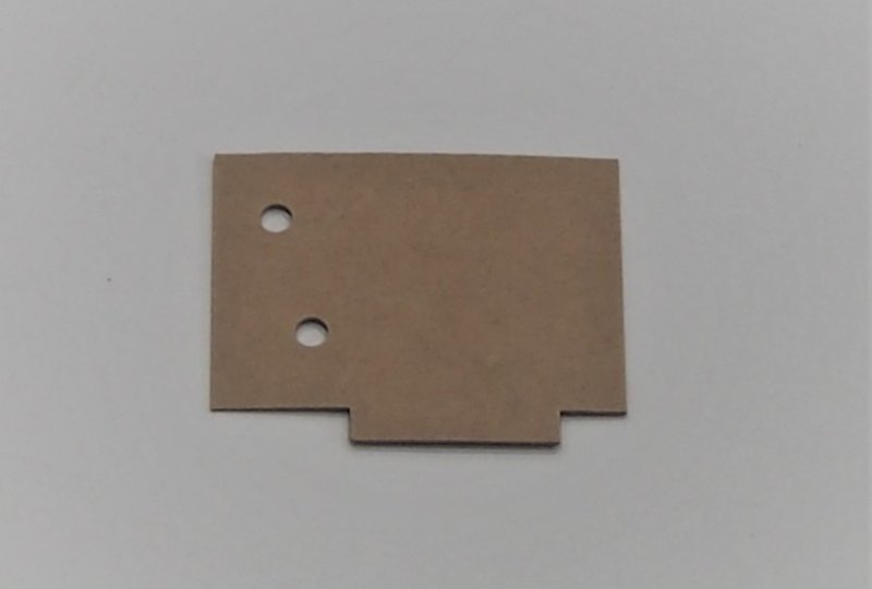 Podkładka izolacyjna regulatora prądnicy, preszpan, 0,5 mm, Jawa Kyvacka, Panelka-photo1