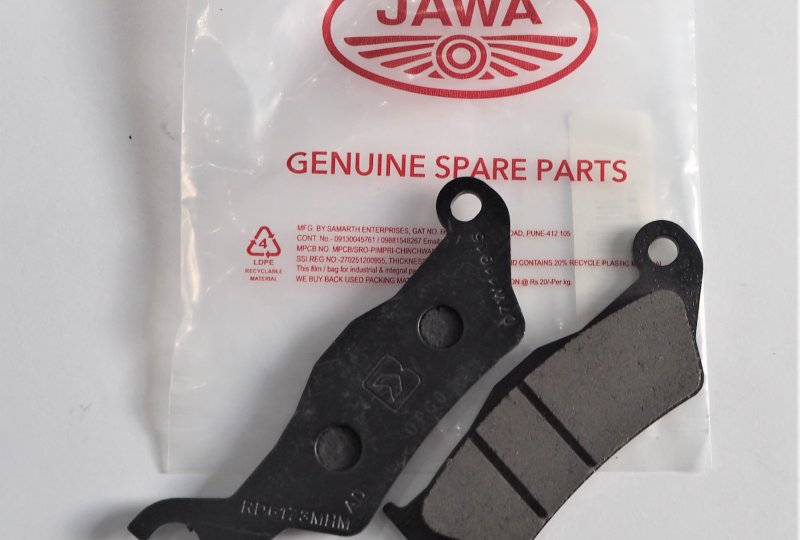 Klocki hamulcowe, komplet 2 szt, Jawa 300 CL-photo3
