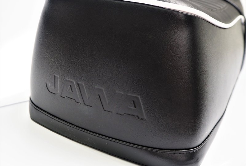 Siedzenie, czarne, tłoczone logo JAWA, Jawa 634-photo6