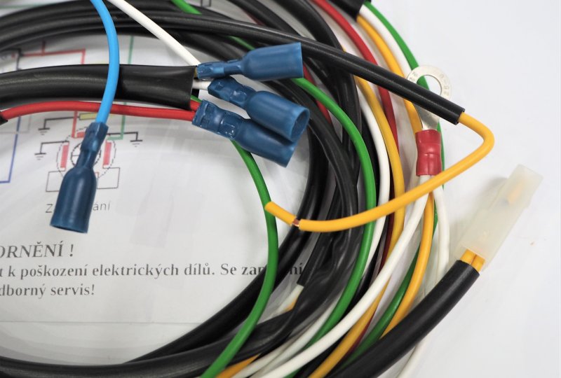 Instalacja elektryczna, główna, Jawa Babetta 210-photo2