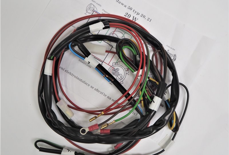 Instalacja elektryczna, 20 W, główna, Jawa 50 typ 20, 21-photo1