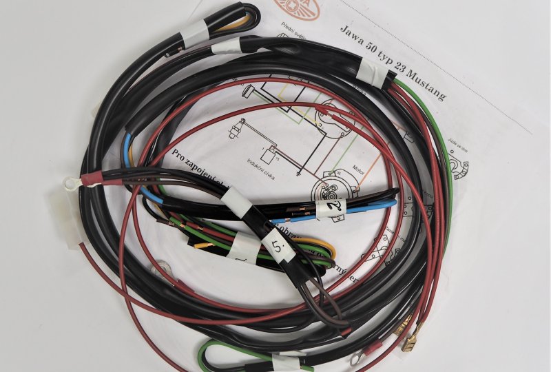 Instalacja elektryczna, 20 W, główna, Jawa 50 typ 23 Mustang-photo1
