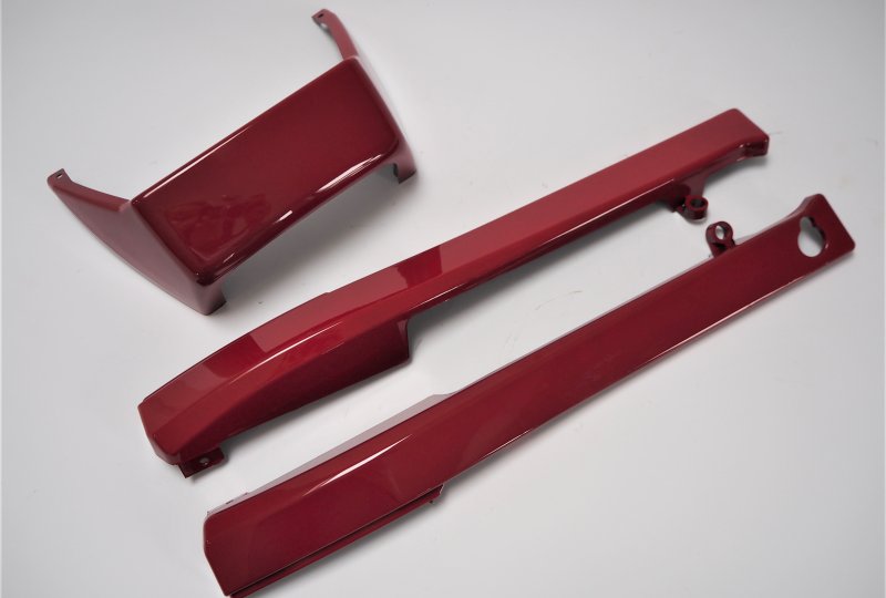 Osłony tylne, za siedzeniem, plastik, czerwone, Jawa 638-639-photo1