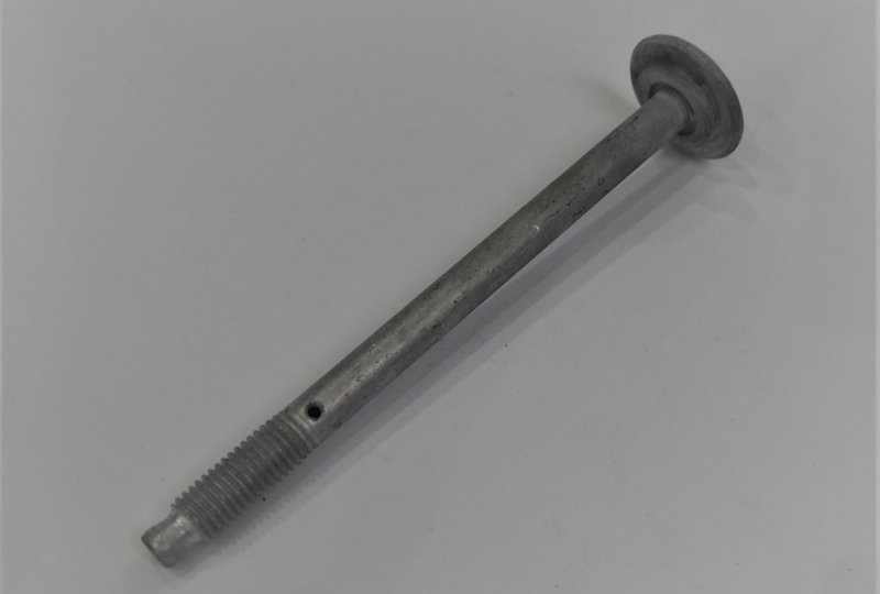 Śruba sworznia wahacza, 156 mm, na smarowanie, oryginał, Jawa 350 Kyvacka, Panelka-photo2