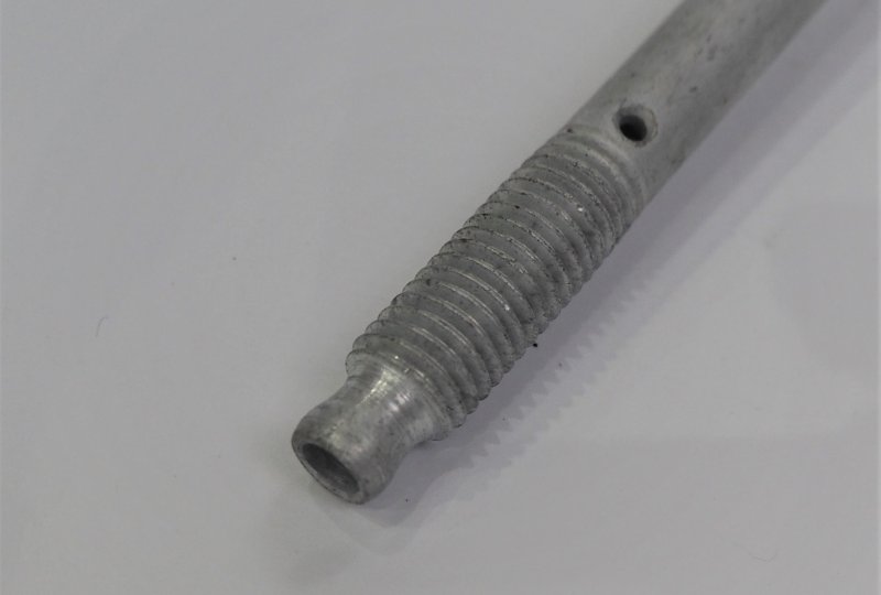 Śruba sworznia wahacza, 156 mm, na smarowanie, oryginał, Jawa 350 Kyvacka, Panelka-photo3