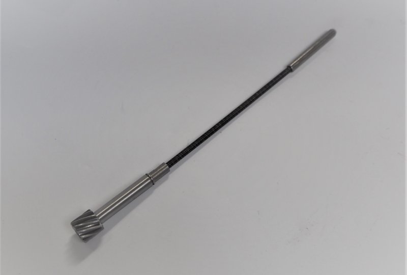 Napęd licznika, 11 zębów, długość 218 mm, średnica 6 mm, Jawa 250 Kyvacka, Panelka-photo1