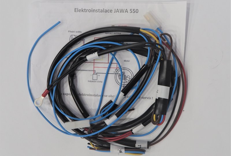Instalacja elektryczna, Jawa 50 typ 550-photo1