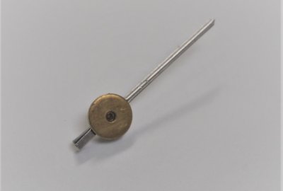 Wskazówka licznika, metalowa, Jawa, CZ