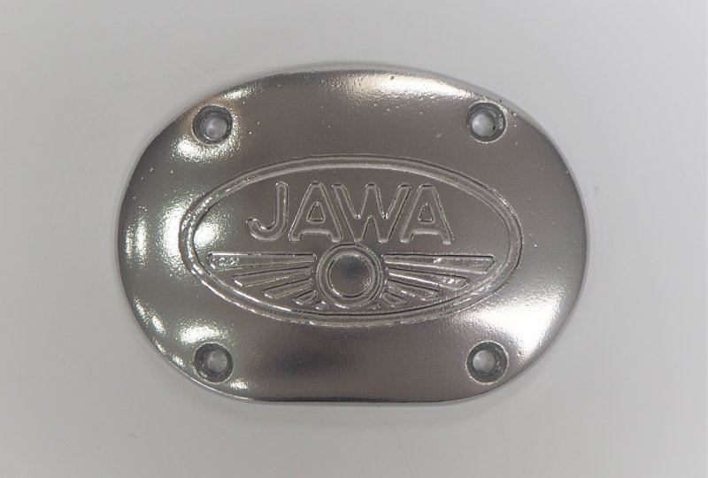 Pokrywa kół rozrządu, polerowana elektorchemicznie, Jawa 500 OHC 01, 02-photo1