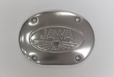 Pokrywa kół rozrządu, polerowana elektorchemicznie, Jawa 500 OHC 01, 02