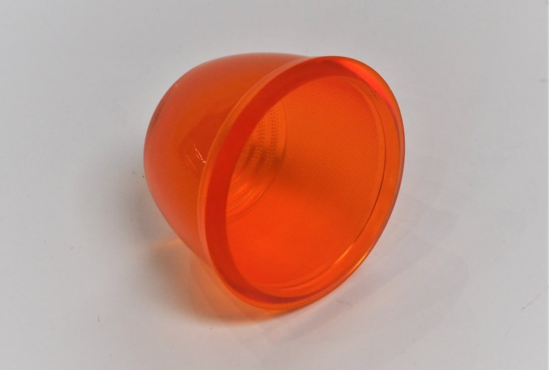 Szkło lampy, pomarańczowe, ZNAK BRNO, CZ 471/472, VELOREX-photo2