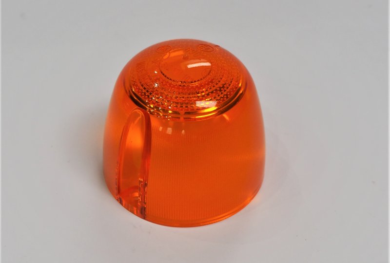 Szkło lampy, pomarańczowe, PAL-E8, Jawa 634 I typ, CZ 471/472, VELOREX-photo1