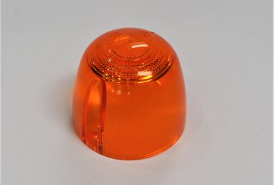 Szkło lampy, pomarańczowe, PAL-E8, Jawa 634 I typ, CZ 471/472, VELOREX
