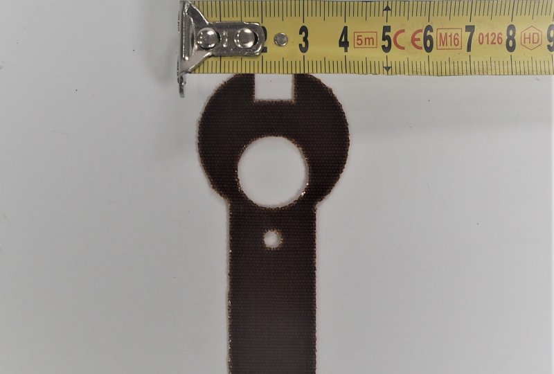 Wkładka  izolacyjna stacyjki z amperomierzem, 0,7 mm, pertinax, Jawa, CZ-photo4