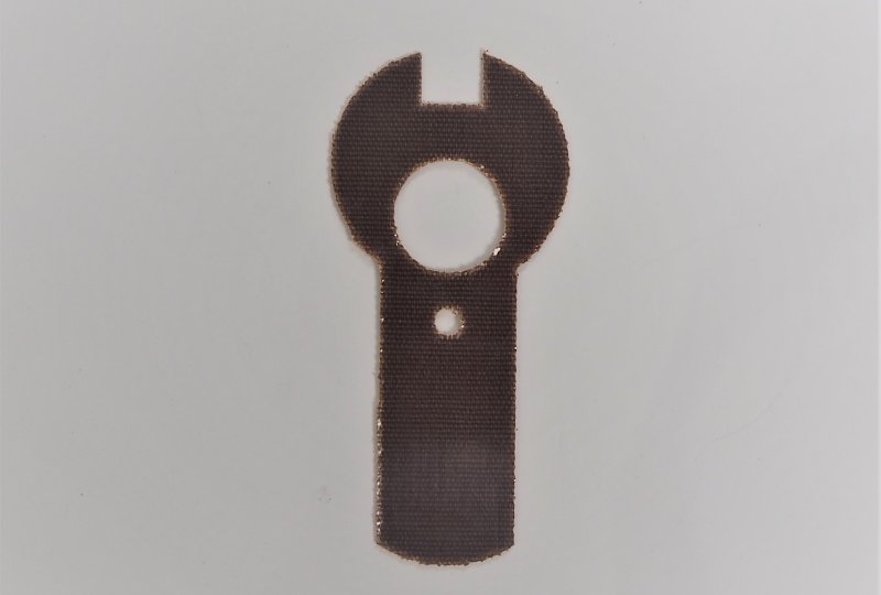 Wkładka  izolacyjna stacyjki z amperomierzem, 0,7 mm, pertinax, Jawa, CZ-photo1
