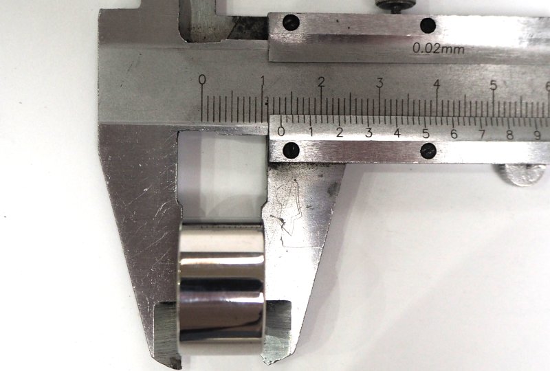 Tulejka dystansowa ośki kola, 22x13x14 mm, nierdzewna/polerowana, Jawa-photo4