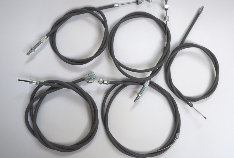 Komplet 5 linek, szare, Jawa 50 typ 555-photo1