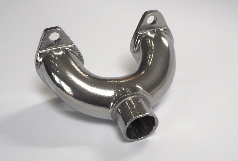 Kolektor gaźnika, chemicznie polerowany, Jawa 500 OHC 01, 02-photo3
