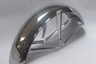 Błotnik przedni, chrom, Jawa 634 1.typ
