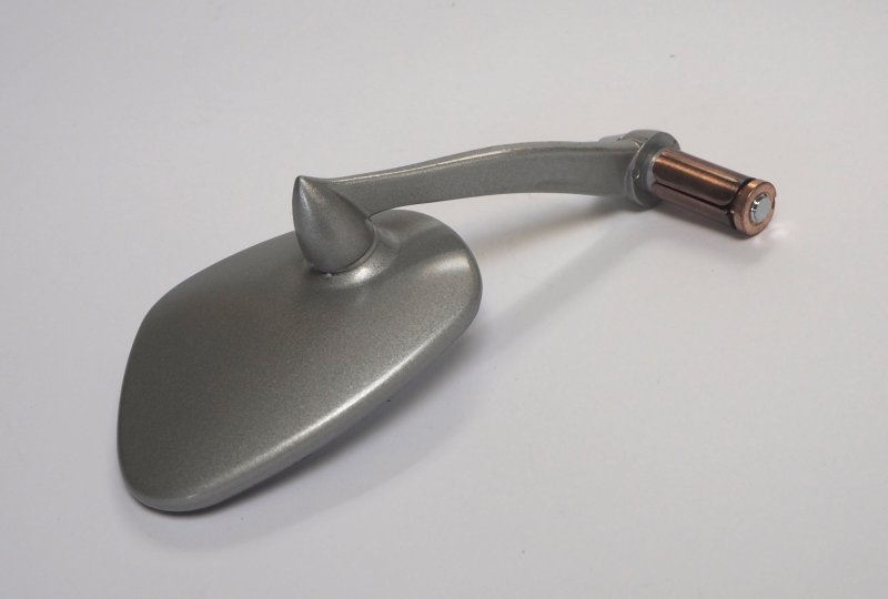 Lusterko boczne owalne, aluminium, Jawa, CZ-photo4