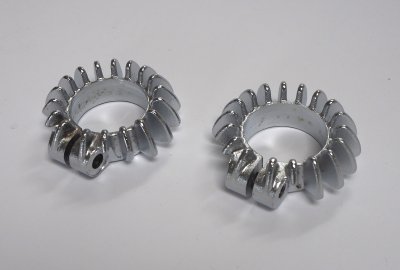 Nakrętki kolanek wydechu, chrom, CZ 125 -150