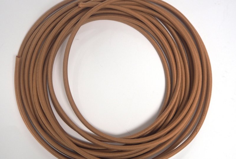 Kabel wysokiego napięcia, beżowy, 0,5 m, Jawa, CZ-photo1