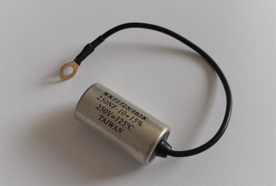 Kondensator z oczkiem 4 mm, Jawa, CZ