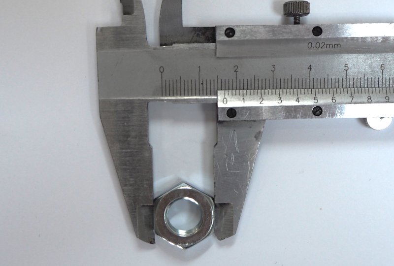 Nakrętka do stopki kierowcy z gwintem M10x1 mm, niska, ocynk, Jawa, CZ-photo3