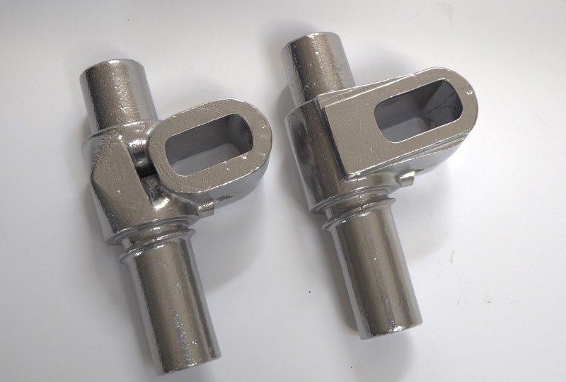 Tylne amortyzatory, chemicznie polerowane, Jawa 500 OHC 02-photo1