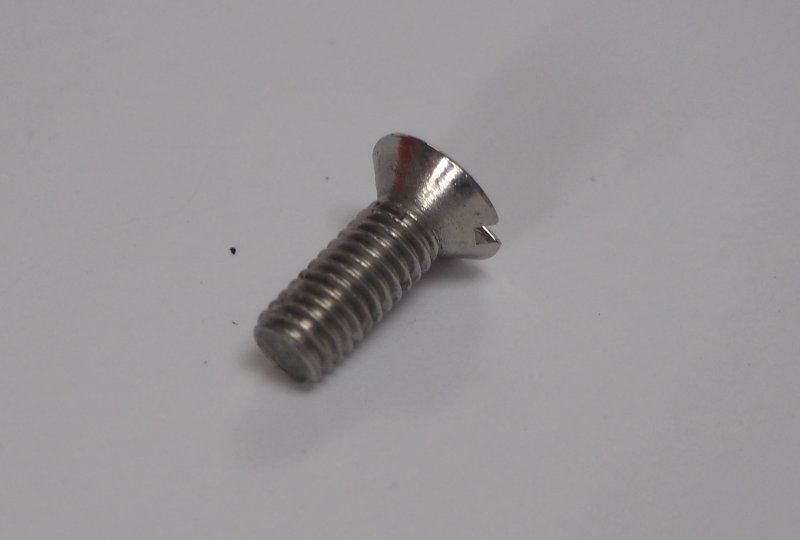 Śruba pokrywy kół rozrządu, M6x16, nierdzewna/polerowana, Jawa 500 OHC-photo2