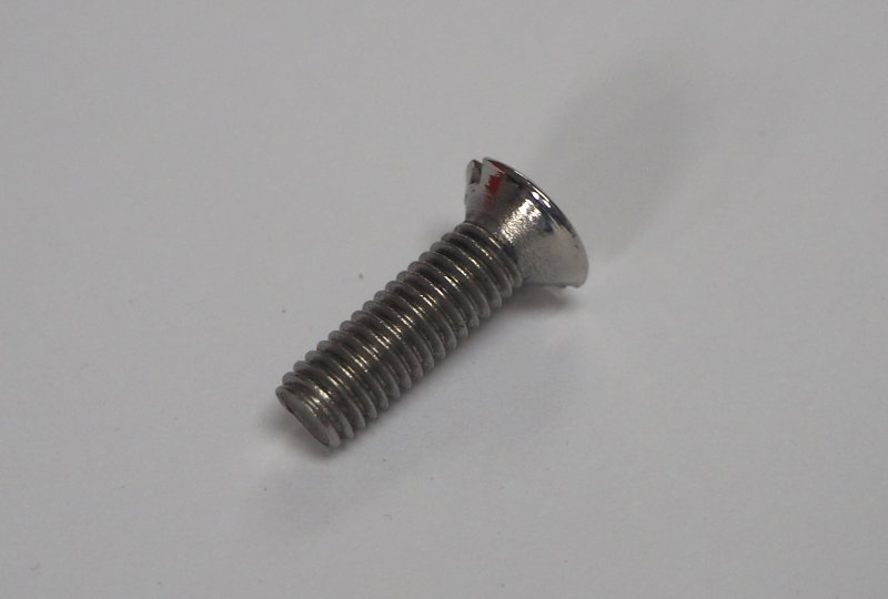 Śruba pokrywy kół rozrządu, M6x20, nierdzewna/polerowana, Jawa 500 OHC-photo2