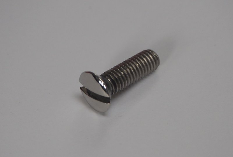 Śruba pokrywy kół rozrządu, M6x20, nierdzewna/polerowana, Jawa 500 OHC-photo1