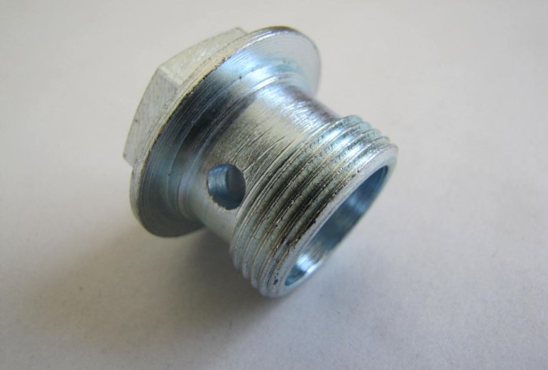 Śruba filtra oleju, 36x1,5mm, ocynk, Jawa 500 OHC 01, 02-photo2