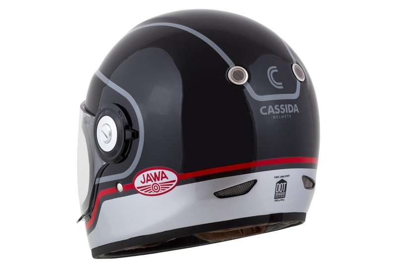 Kask CASSIDA FIBRE Jawa Sport SILVER - M / 57 - 58 /-photo4
