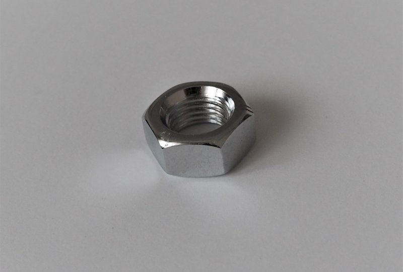 Nakrętka osi tylnego/przedniego koła M14x1,5mm, chrom, Jawa, CZ-photo1