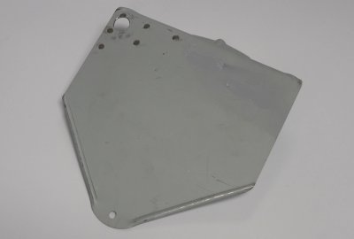 Tylna tabliczka rejestracyjna, surowa, CZ 98, 125 A
